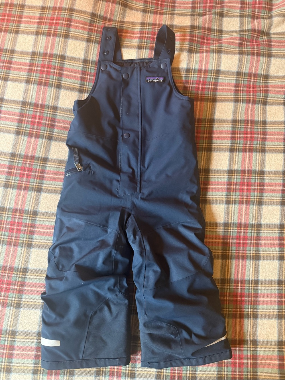 Patagonia Navy Kids Snow Bibs 2T